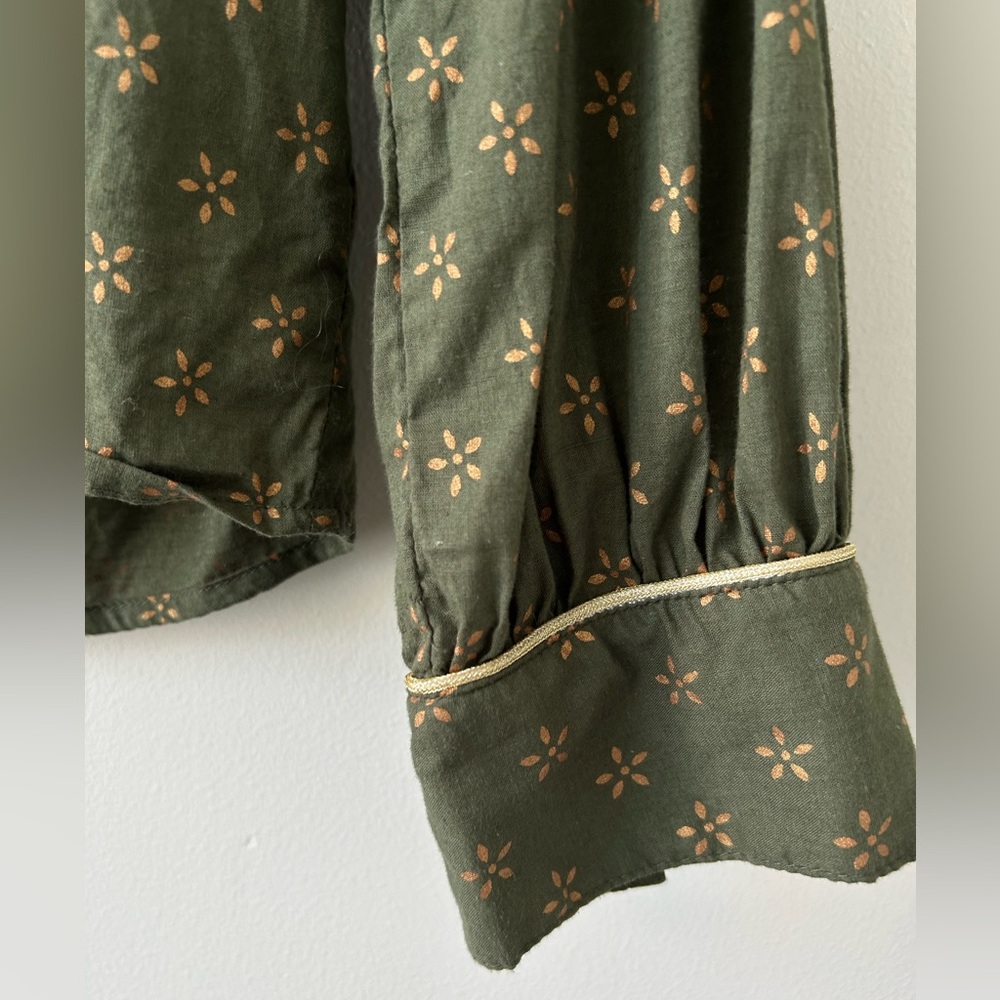 THE GREAT. Olive Green Button Down Shirt - Picture 6 of 15